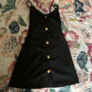 Mini black dress